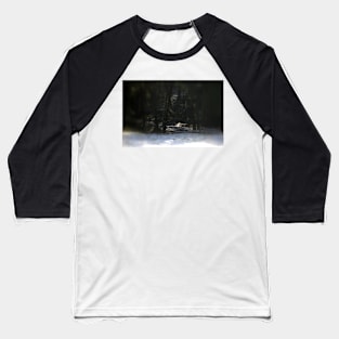 snowy Oregon forest 12 Baseball T-Shirt